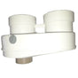 Kit sdoppiato scarico fumi tubi aria/fumi 80/80 mm sdoppiatore per scaldabagni Sky Ferroli Ferroli