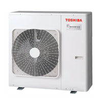 Condizionatore Toshiba Cassetta compatta U2 a 4 vie penta split 9000+9000+9000+9000+9000 BTU inverter A++ unità esterna 10,0 kW