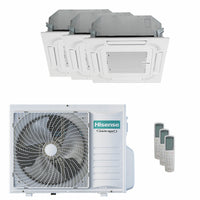 Condizionatore Hisense Cassetta ACT trial split 9000+12000+18000 BTU inverter A++  unità esterna 8 kW 2023