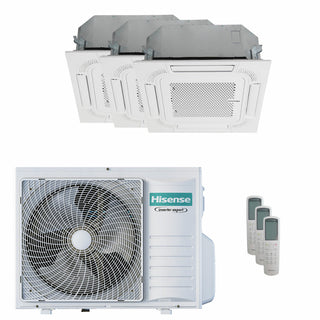 Condizionatore Hisense Cassetta ACT trial split 9000+12000+18000 BTU inverter A++  unità esterna 8 kW 2023
