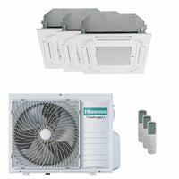 Condizionatore Hisense Cassetta ACT trial split 12000+12000+12000 BTU inverter A++  unità esterna 8 kW  2023 Hisense