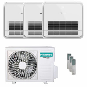 Condizionatore Hisense Console AKT trial split 9000+12000+12000 BTU inverter A++  unità esterna 7 kW
