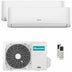 Condizionatore Hisense Hi-Comfort 2025 dual split 7000+7000 BTU inverter A++ wifi unità esterna 3.5 kW Hisense
