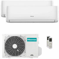 Condizionatore Hisense Hi-Comfort 2025 dual split 9000+12000 BTU inverter A++ wifi unità esterna 4.1 kW