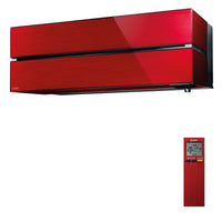 Condizionatore Mitsubishi Electric Kirigamine Style MSZ-LN dual split 9000+9000 BTU inverter A++ wifi esterna 4,2 kW rosso