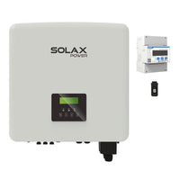 Kit  Inverter + Meter + WiFi SolaX con Inverter ibrido SolaX X3 Hybrid 10.0DC G4 10 kW trifase + Meter SolaX DTSU666 trifase + Modulo WiFi SolaX Pocket Wi-Fi 3.0