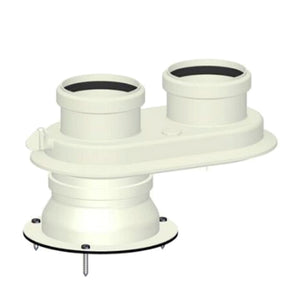 Kit sdoppiato scarico fumi ø 80/80 per caldaie a condensazione Bosch