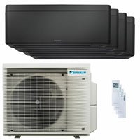 Condizionatore Daikin Stylish Total Black quadri split 7000+7000+9000+18000 BTU inverter A++ wifi unità esterna 7.4 kW