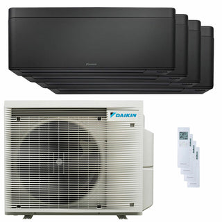 Condizionatore Daikin Stylish Total Black quadri split 7000+7000+9000+18000 BTU inverter A++ wifi unità esterna 7.4 kW