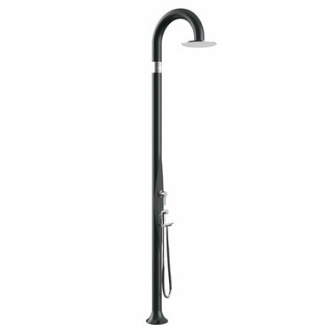 Doccia da giardino Arkema Funny Yin con doccino estraibile Antracite