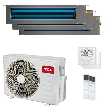 Condizionatore TCL Canalizzabile Serie D trial split 9000+9000+9000 BTU inverter A++ wifi unità esterna 7.9 kW