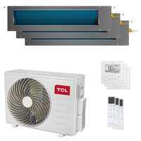 Condizionatore TCL Canalizzabile Serie D trial split 9000+9000+12000 BTU inverter A++ wifi unità esterna 7.9 kW TCL