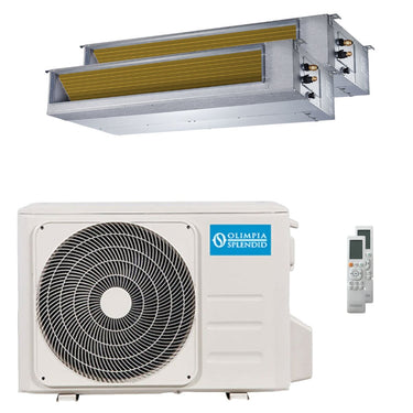 Condizionatore Olimpia Splendid Nexya S6 E Duct dual split 12000+18000 BTU inverter A+  unità esterna 8.2 kW