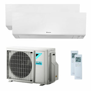 Condizionatore Daikin Perfera Wall dual split 5000+18000 BTU inverter A+++ wifi unità esterna 5,0 kW