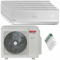 Condizionatore Ariston ALYS R32 penta split 9000+9000+12000+12000+18000 BTU inverter A++  unità esterna 12.4 kW Ariston