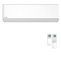 Condizionatore Panasonic Etherea dual split 9000+9000 BTU inverter A+++ wifi unità esterna 4.1 kW Bianco Opaco