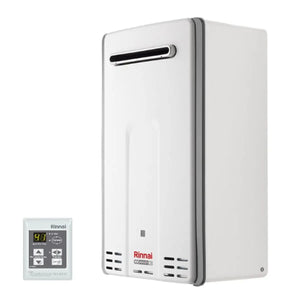 Scaldabagno istantaneo a gas Rinnai Infinity 28e tipo a elettronico camera stagna per esterni 28 l/min. metano Rinnai