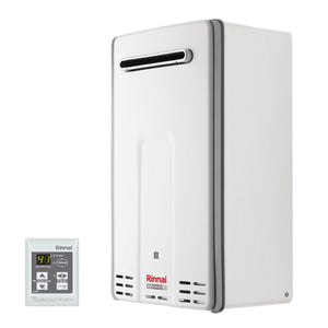 Scaldabagno istantaneo a gas Rinnai Infinity 28e tipo a elettronico camera stagna per esterni 28 l/min. gpl/propano Rinnai