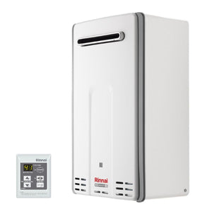Scaldabagno istantaneo a gas Rinnai Infinity 28e tipo a elettronico camera stagna per esterni 28 l/min. metano