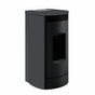 Stufa a pellet Caminetti Montegrappa Alpina M MW24 19,7 kW Idro Bordeaux Lucido Caminetti Montegrappa