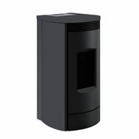 Stufa a pellet Caminetti Montegrappa Noir M MW24 19,7 kW Idro Grigio Caminetti Montegrappa