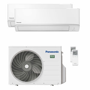 Condizionatore Panasonic Serie TZ dual split 7000+7000 BTU inverter A+++ wifi unità esterna 3.5 kW