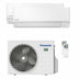 Condizionatore Panasonic Serie TZ dual split 7000+7000 BTU inverter A+++ wifi unità esterna 4.1 kW Panasonic
