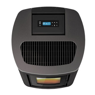 Stufa a pellet Cadel Eclipse Plus 11 10,5 kW ad aria canalizzata WiFi Titanium