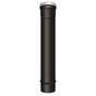 Elemento dritto M/F diam. 100 mm lunghezza 500 mm scarico fumi stufa a pellet e caldaia a pellet