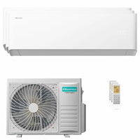 Condizionatore Hisense Uni HB trial split 7000+12000+12000 BTU inverter A++ wifi unità esterna 6.3 kW Hisense