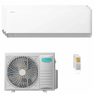 Condizionatore Hisense Uni HB trial split 7000+9000+12000 BTU inverter A++ wifi unità esterna 6.3 kW Hisense