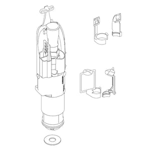 Valvola di scarico OLI per cassette di scarico Wc OLI74 PLUS OLI