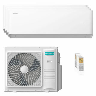 Condizionatore Hisense Uni HB quadri split 12000+12000+12000+12000 BTU inverter A++ wifi unità esterna 10 kW Hisense