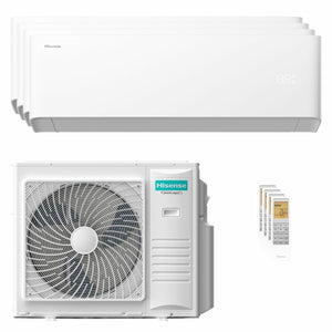Condizionatore Hisense Uni HB quadri split 7000+9000+12000+24000 BTU inverter A++ wifi unità esterna