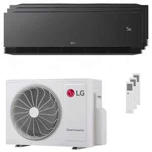 Condizionatore LG ARTCOOL Black AI trial split 9000+9000+9000 BTU inverter A+++ wifi unità