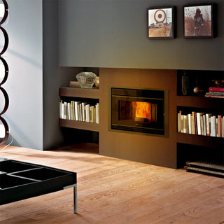 Inserto a pellet per camino Edilkamin Pellkamin 10 EVO Plus 10 kW ad aria con wifi Edilkamin