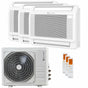 Condizionatore Clivet CONSOLE 3 trial split 9000+12000+18000 BTU inverter A+  unità esterna 12.3 kW