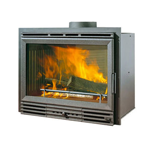 Inserto a legna per camino Italiana Camini Kubicalor Ecostar 9,6 kW ad aria canalizzabile Italiana Camini