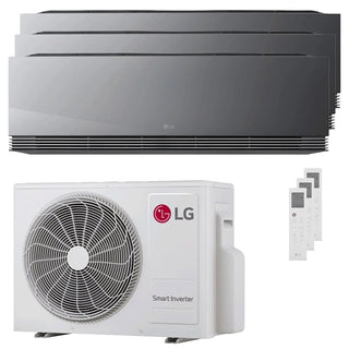 Condizionatore LG ARTCOOL Mirror AI trial split 9000+9000+12000 BTU inverter A+++ wifi unità esterna 5.3 kW LG