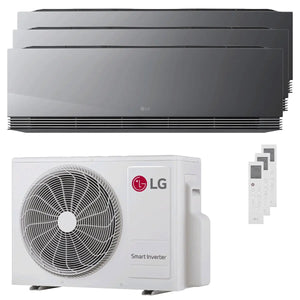 Condizionatore LG ARTCOOL Mirror AI trial split 9000+12000+12000 BTU inverter A+++ wifi unità esterna 6.15 kW LG