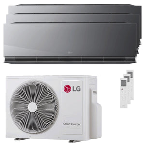 Condizionatore LG ARTCOOL Mirror AI trial split 9000+9000+9000 BTU inverter A+++ wifi unità esterna 6.15 kW LG