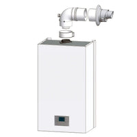 Kit installazione caldaia con scarico fumi coassiale universale, defangatore, dosatore di polifosfati e cartuccia neutralizzante