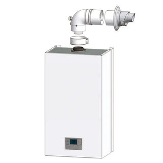 Kit installazione caldaia con scarico fumi coassiale universale, defangatore, dosatore di polifosfati e cartuccia neutralizzante