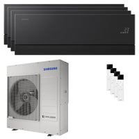 Condizionatore Samsung WindFree Première Plus quadri split 12000+12000+12000+12000 BTU inverter A++ wifi unità esterna 10 kW Soapstone Charcoal