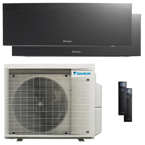 Condizionatore Daikin Emura 3 dual split 18000+18000 BTU inverter A+ wifi unità esterna 7.8 kW Nero Daikin