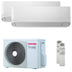 Condizionatore Toshiba Seiya Classic 2025 dual split 9000+12000 BTU inverter A++  unità esterna 5.2 kW Toshiba
