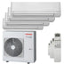 Condizionatore Toshiba Shorai R32 quadri split 5000+5000+5000+5000 BTU inverter A++ unità esterna 8,0 kW Toshiba