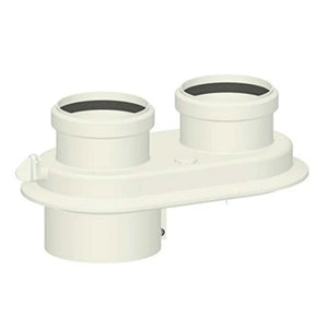Kit sdoppiato scarico fumi universale ø 80/80 per caldaie a condensazione in PP - PABSD 08 D80 Stabile
