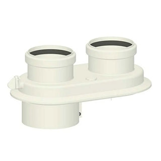 Kit sdoppiato scarico fumi universale ø 80/80 per caldaie a condensazione in PP - PABSD 08 D80 Stabile