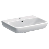 Lavabo 60 Geberit Selnova Square 60 cm sospeso bianco Geberit